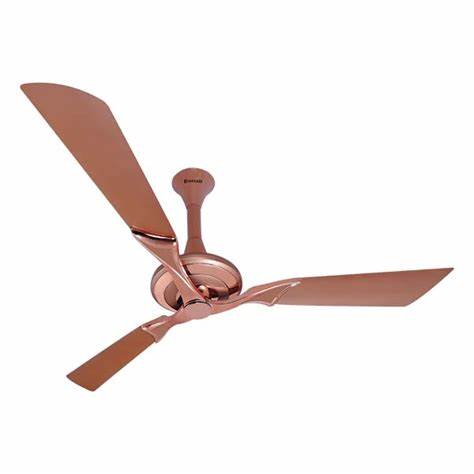 Breezalit Alpha Stella Designer Ceiling Fans 52" Rose Gold