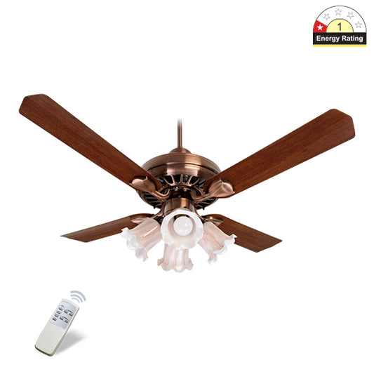 Breezalit Alpha Underlight Ceiling Fan Elegance 4 Blades with Remote Energy Saving Fan