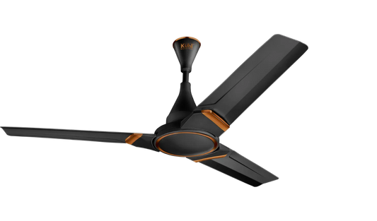 Kuhl Alpha BLDC Ceiling Fan 56" Energy Saving with Remote | Black 48"