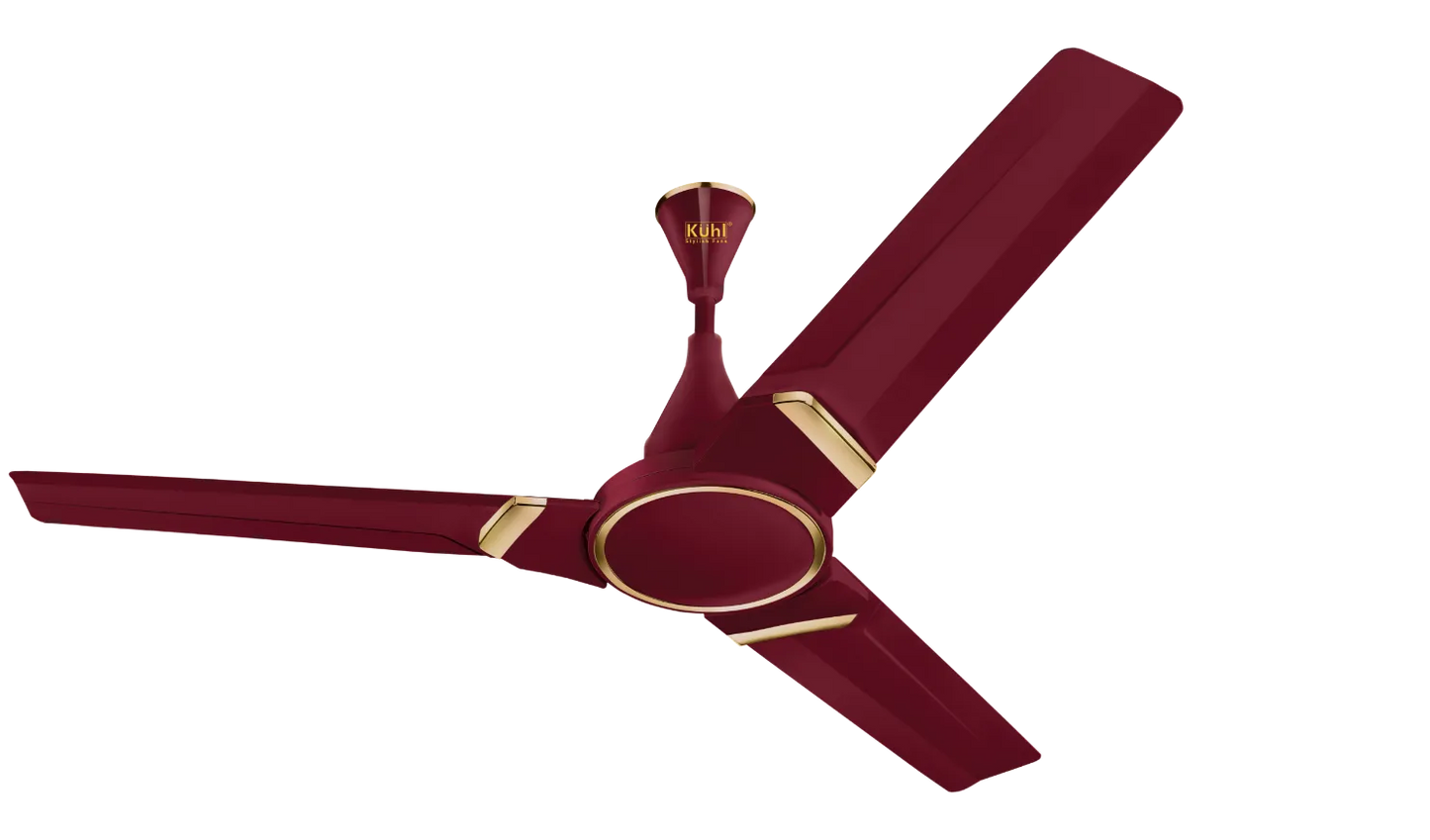 Kuhl Alpha BLDC Ceiling Fan 56" Energy Saving with Remote | Brown 48"