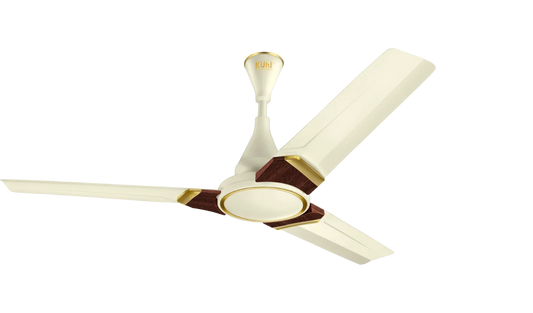 Kuhl Alpha BLDC Ceiling Fan 56" Energy Saving with Remote | Ivory 48"